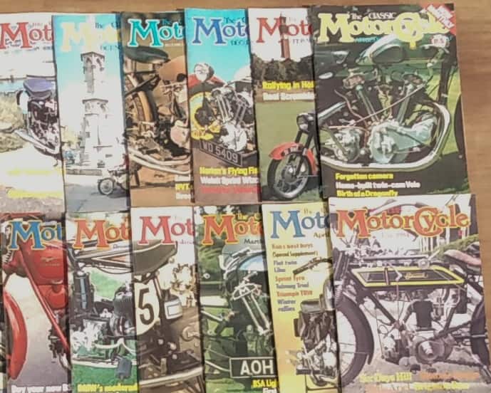 Vintage Classic Motorcycle Magazine 1981-84